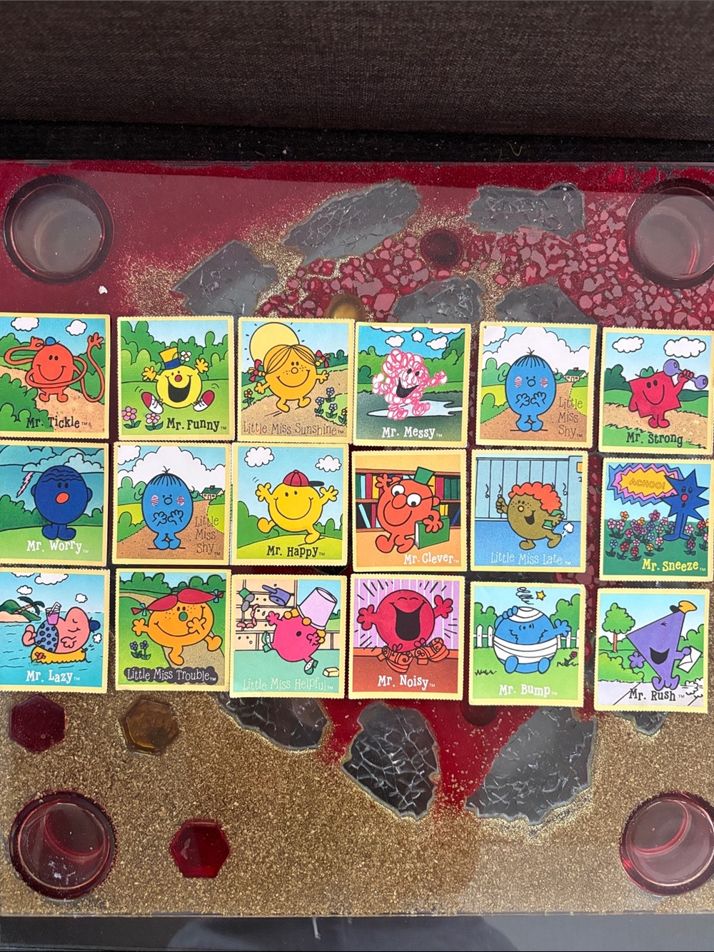 Vintage 1983 Mr. Men & Little Miss Character Cards – Lot of 18